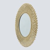 CONTEMPORARY STYLE IRON WALL HANGING MIRROR